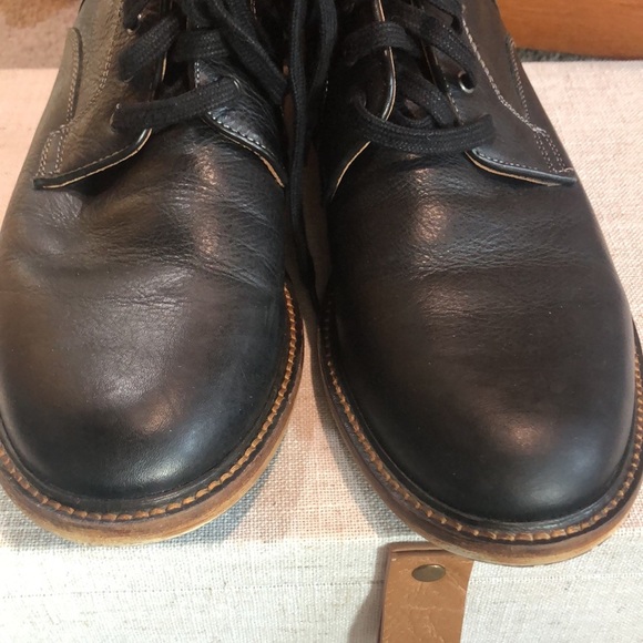 NWOT Warfield and Grand Simms ll black leather lace up boot 9 - Picture 2 of 7
